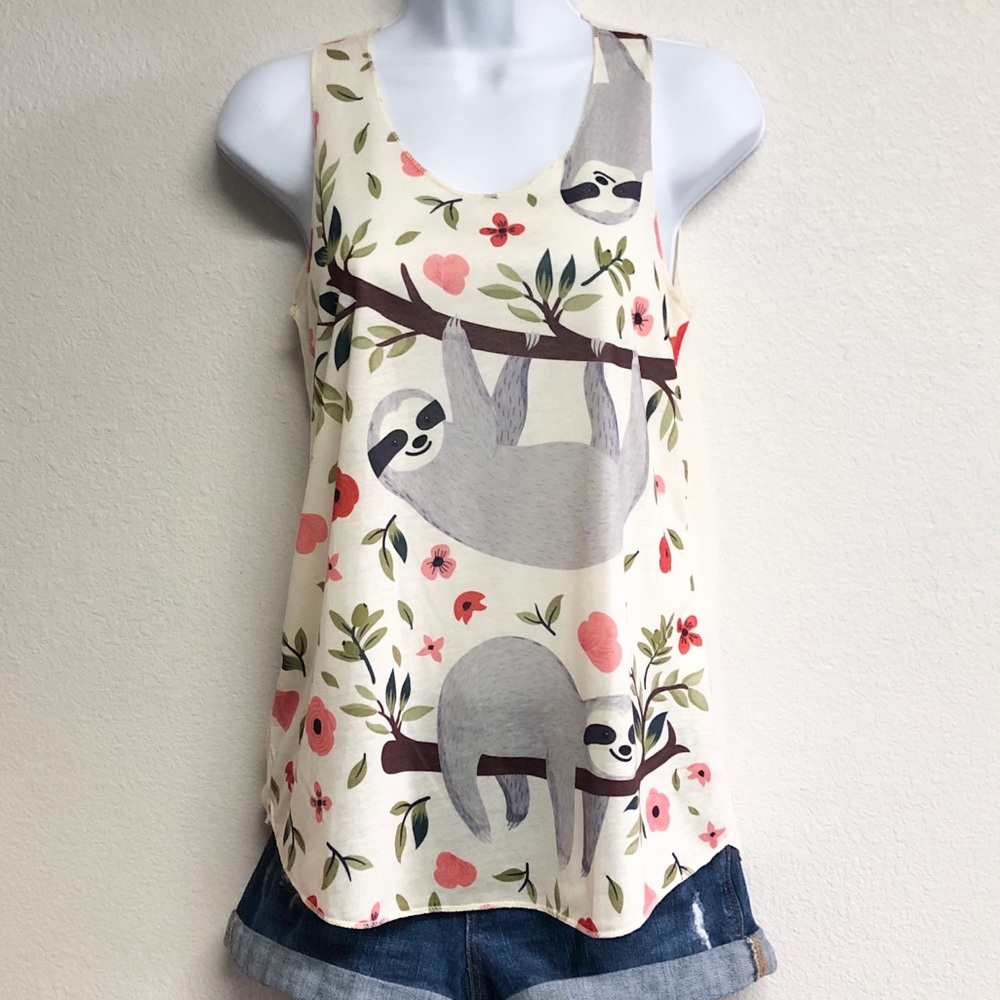 Sloth Tank Top